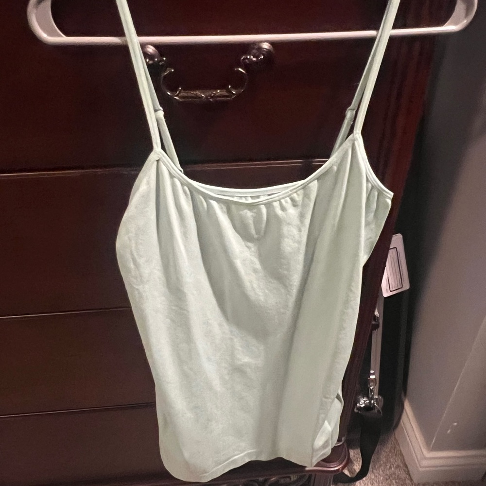 baby blue tank top